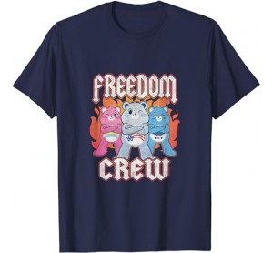Care Bears 4th Of July Freedom Crew Retro Metal Rock Poster T-Shirt